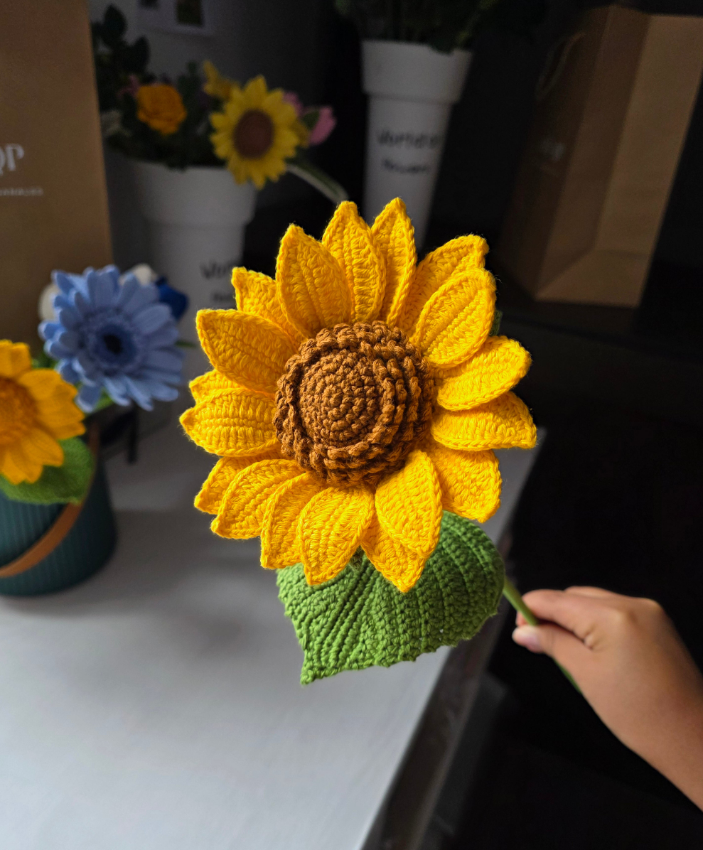 Girasol tejido
