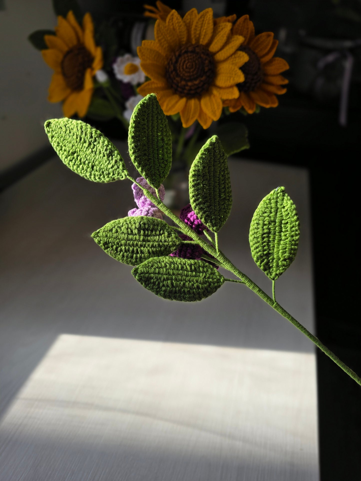 Rama de Arandanos Tejida